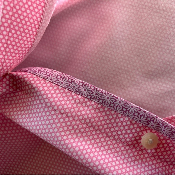 Ted Baker “Endurance” pink oxford shirt. 16.5. 34/36. EUC. Dot and daisy fabric - Picture 11 of 11